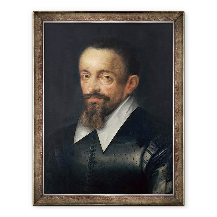 Hans von Aachen - Johannes Kepler, Keretezett kép, 70 x 90 cm