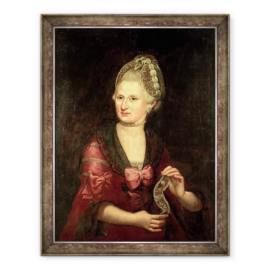 Tablou inramat - Peter Anton Lorenzoni - Anna Maria Mozart, neasa Pertl, mama lui Wolfgang Amadeus Mozart, 60 x 80 cm