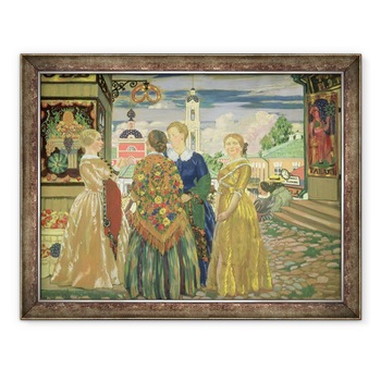 Tablou inramat - Boris Mikhailovich Kustodiev - Negustor Femei, 60 x 80 cm Tablou inramat - Boris Mikhailovich Kustodiev - Negustor Femei, 60 x 80 cm