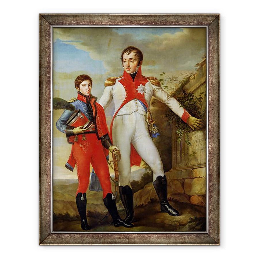 Tablou inramat - Jean Baptiste Joseph Wicar - Louis Bonaparte 1778-1846 Regele Olandei si Louis Napoleon 1804-31 Print Mostenitor al Olandei, 60 x 80 cm