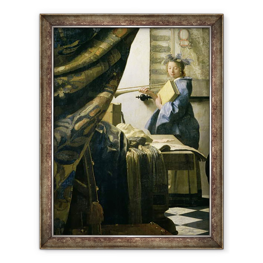 Tablou inramat - Jan Vermeer - Studioul artistului, 60 x 80 cm