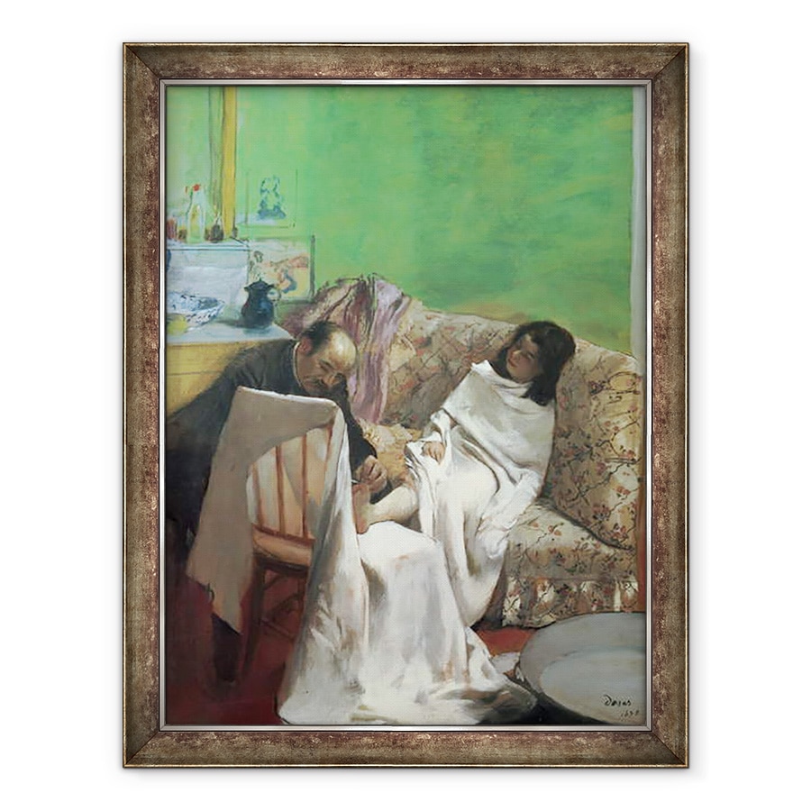 Tablou inramat - Edgar Degas - Pedichiura, 60 x 80 cm