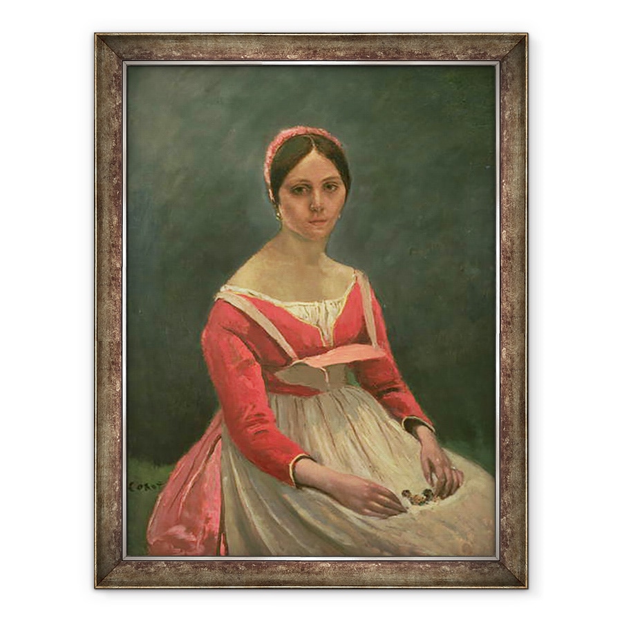 Tablou inramat - Jean Baptiste Camille Corot - Doamna Legois, 60 x 80 cm
