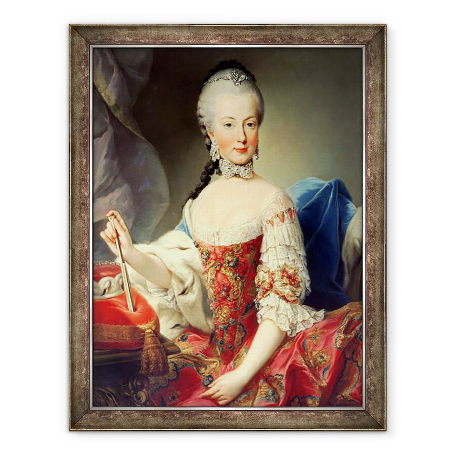 Tablou inramat - Martin II Mytens - Arhiducesa Maria Amalia Habsburg-Lothringen, 1746-1804, 60 x 80 cm