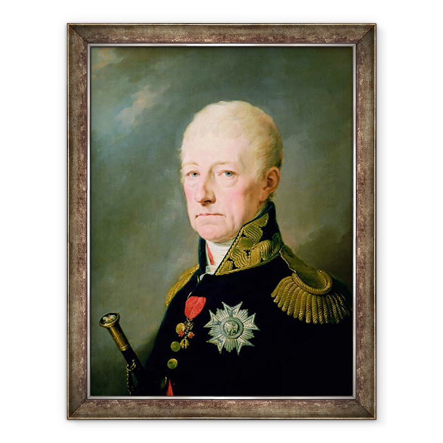 Tablou inramat - Josef Kreutzinger - Contele Wenzei Anton von Kaunitz, 60 x 80 cm