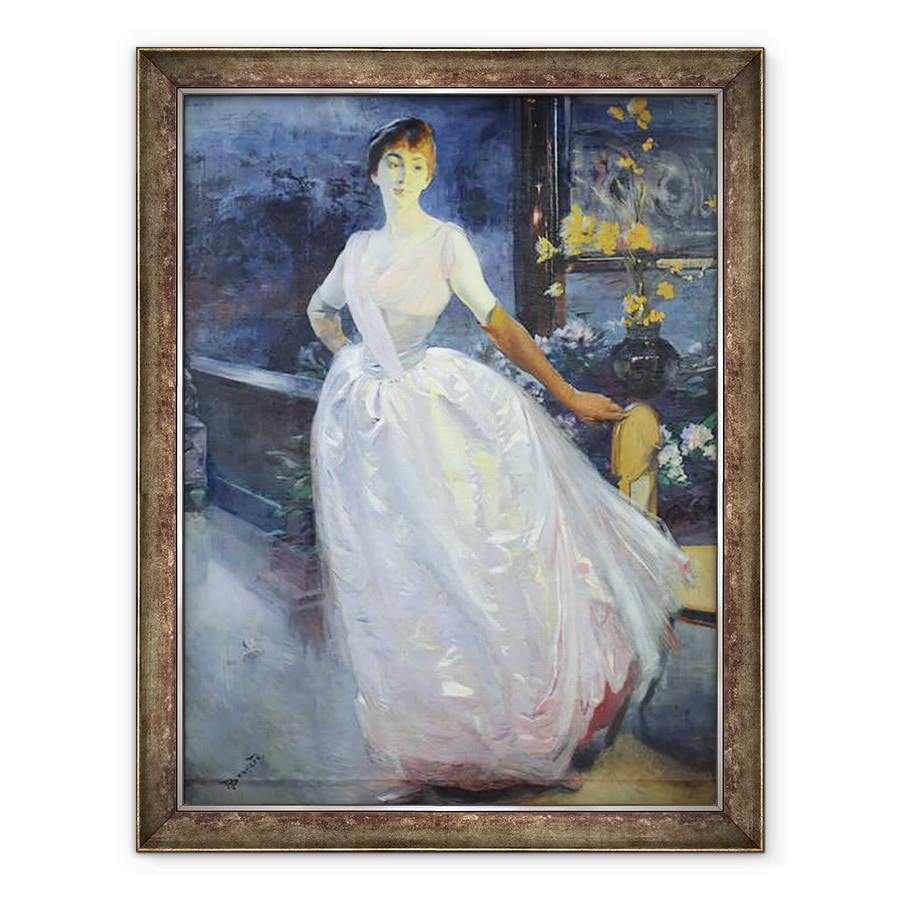 Tablou inramat - Paul Albert Besnard - Portretul Sotiei Artistului, Madame Roger Jourdain, 70 x 90 cm