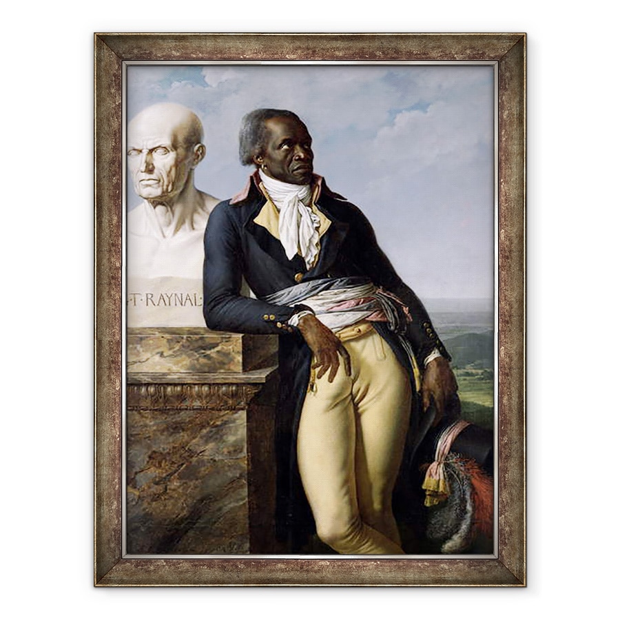 Tablou inramat - Anne Louis Girodet de Roucy-Trioson - Portretul lui Jean-Baptiste Belley d.1804 Adjunct al San Domingo, 70 x 90 cm