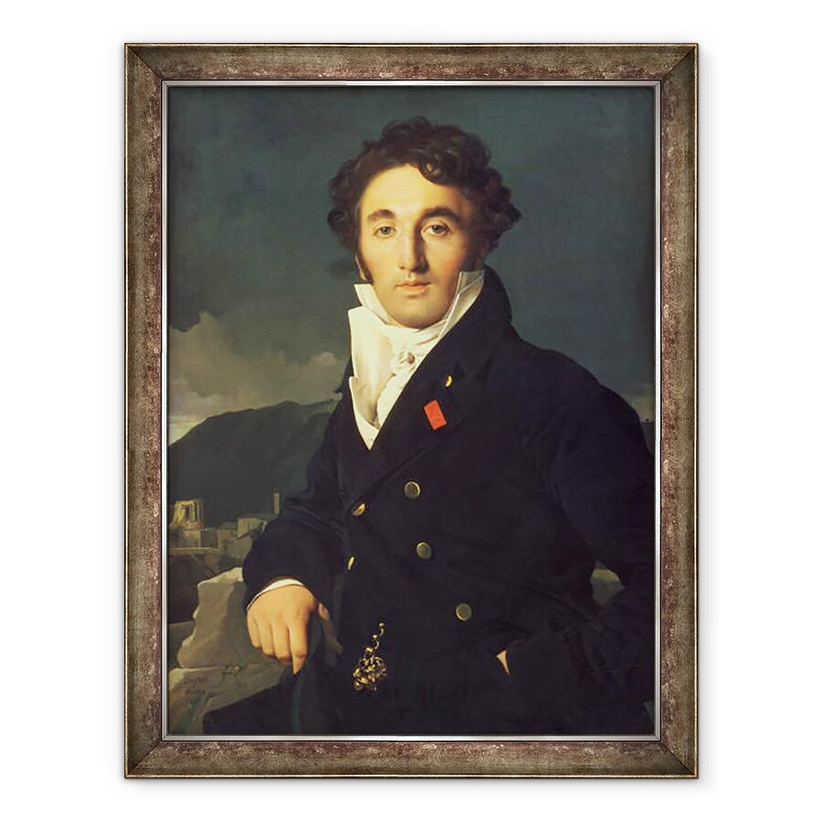 Tablou inramat - Jean Auguste Dominique Ingres - Portretul lui Charles Cordier 1777-1870 1811, 70 x 90 cm