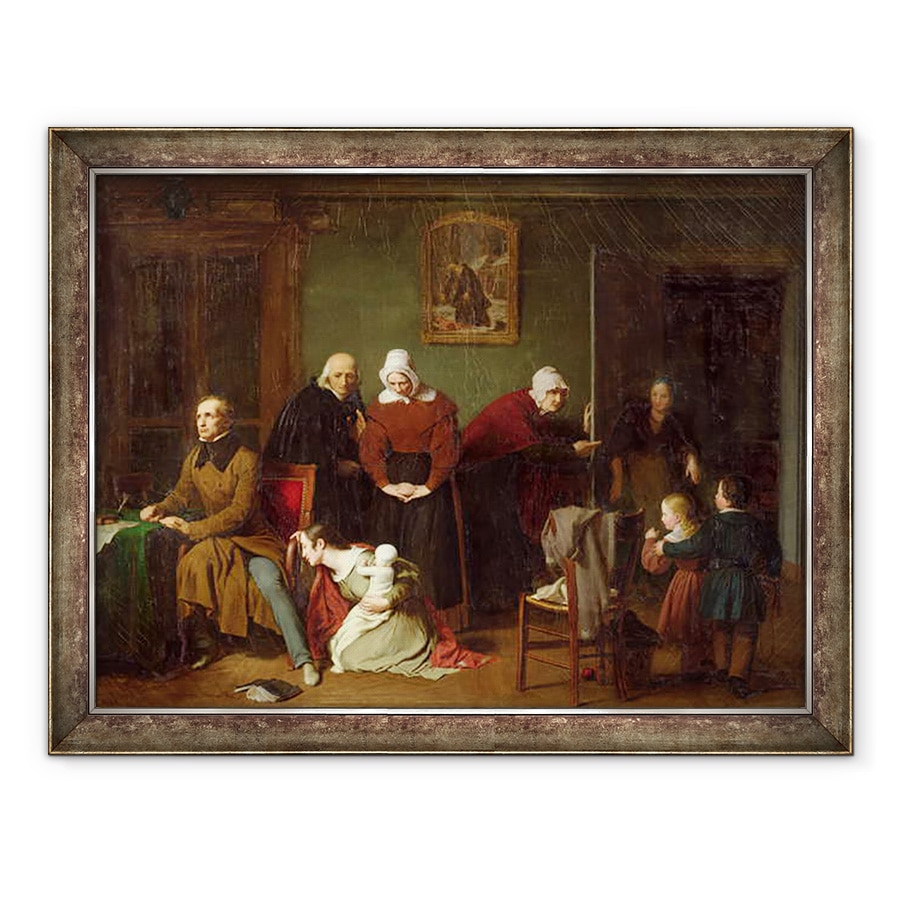 Tablou inramat - Antoine Beranger - Consecintele seductiei, 60 x 80 cm