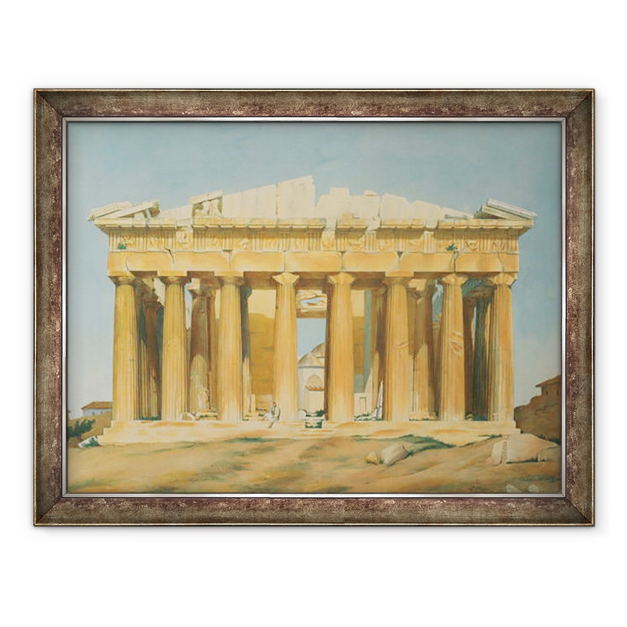 Tablou inramat - Louis Dupre - Partenonul, Atena, 70 x 90 cm