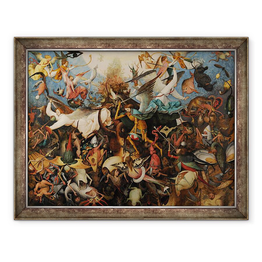 Tablou inramat - Pieter Bruegel the Elder - Caderea ingerilor rebeli II, 60 x 80 cm