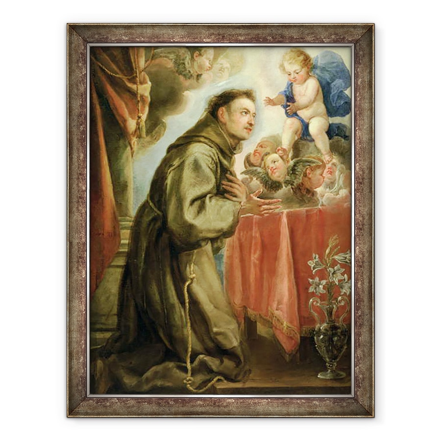 Tablou inramat - Don Juan Carreno de Miranda - Sfantul Anton de Padova, 70 x 90 cm