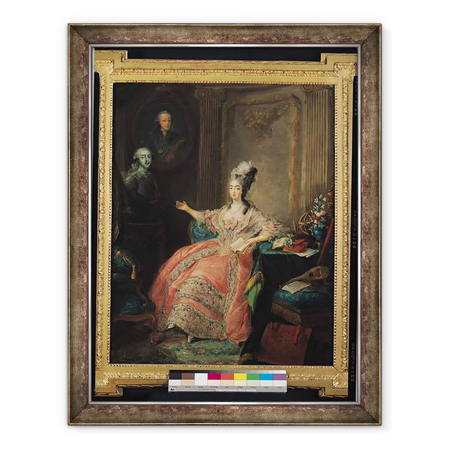 Tablou inramat - Jean-Baptiste Andre Gautier D'Agoty - Louise Marie Josephine de Savoia, Contesa de Provence 1753-1810, 60 x 80 cm