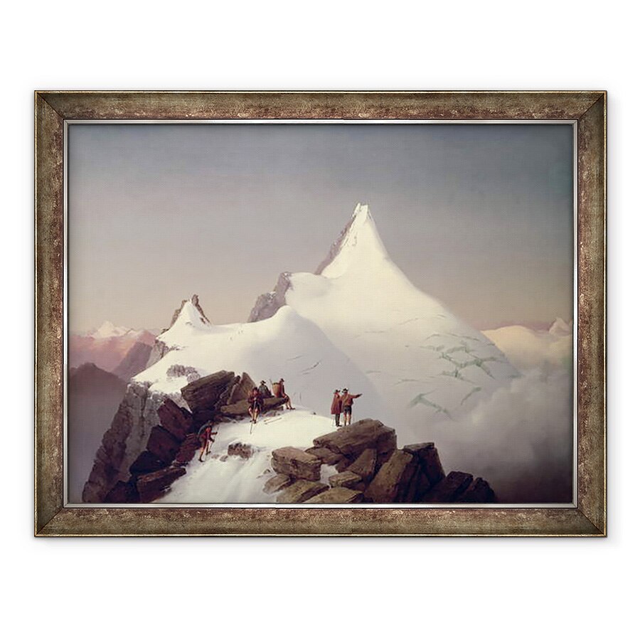 Tablou inramat - Marcus Pernhart - Vedere spre muntele Grossglockner, 70 x 90 cm