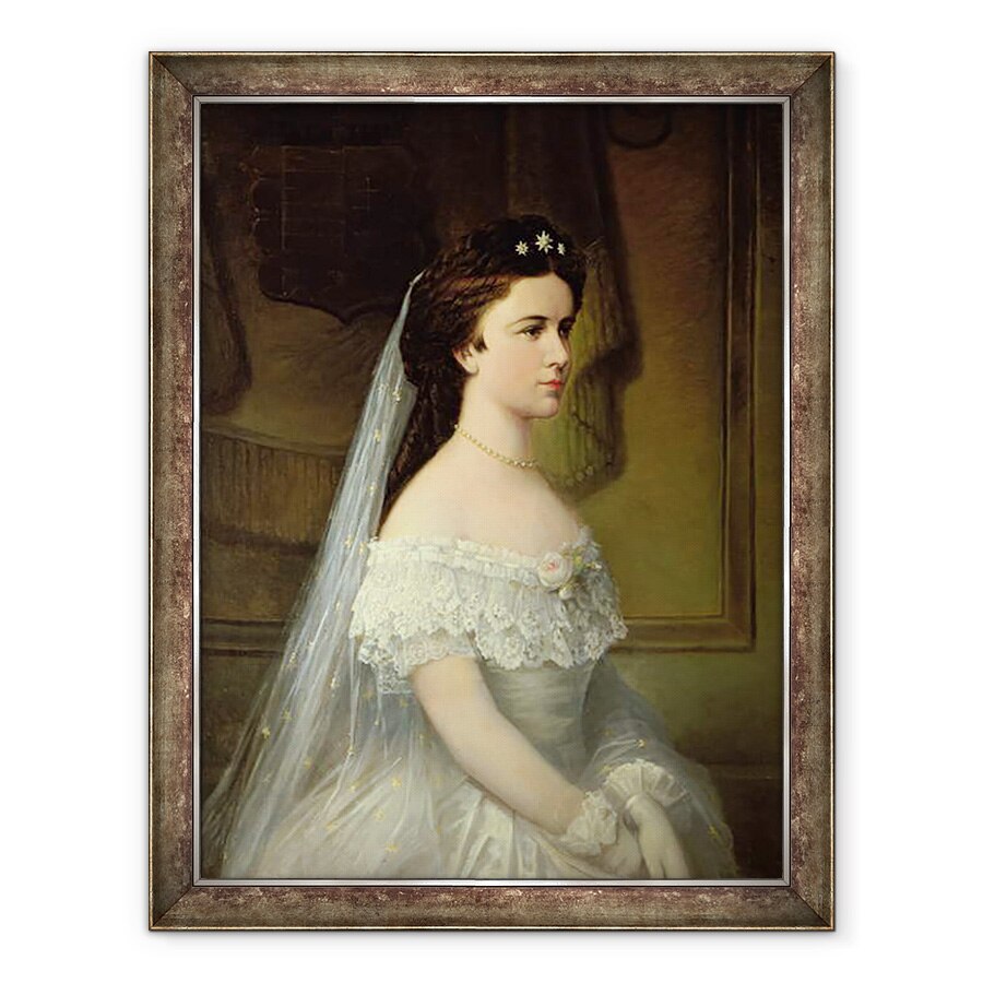 Tablou inramat - Scoala austriaca - Elisabeta de Bavaria 1837-98, 60 x 80 cm