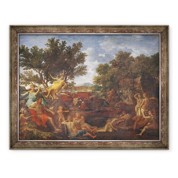 Tablou inramat - Nicolas Poussin - Apollo, iubitul lui Daphne, 60 x 80 cm Tablou inramat - Nicolas Poussin - Apollo, iubitul lui Daphne, 60 x 80 cm