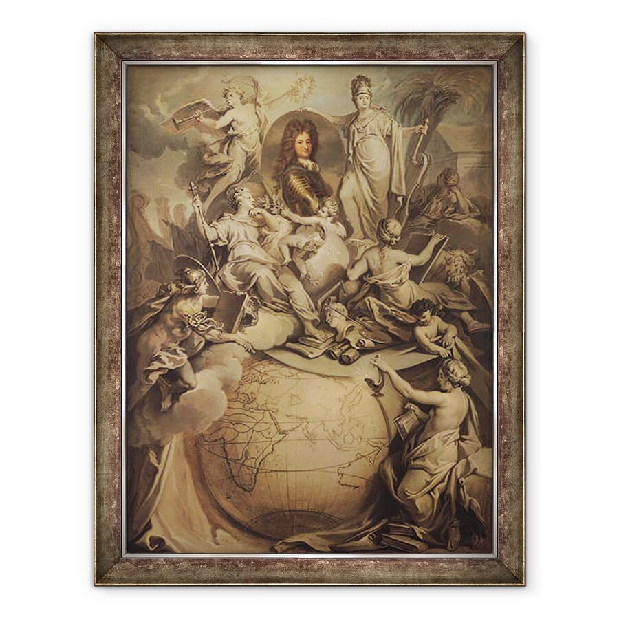 Tablou inramat - Antoine Dieu - Alegorie de Filip al II-lea 1674-1723 Duce de Orleans, 60 x 80 cm