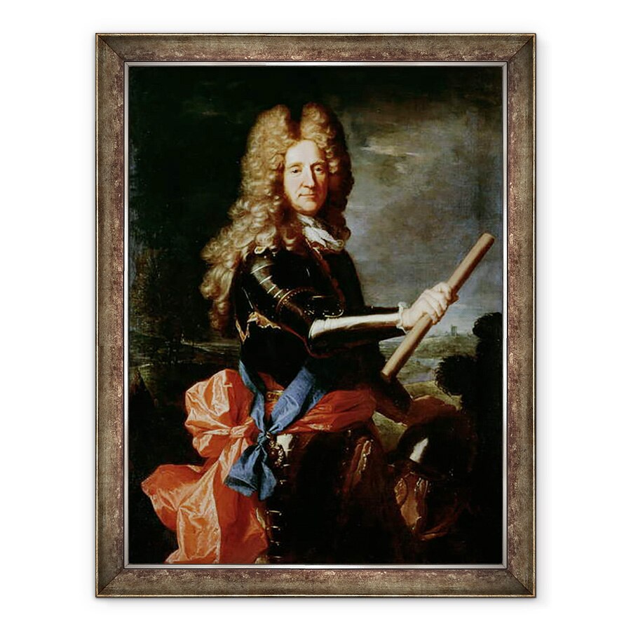 Tablou inramat - Hyacinthe Francois Rigaud - William Bentinck, conte de Portland 1649-1709, 60 x 80 cm