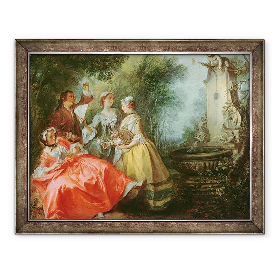 Tablou inramat - Nicolas Lancret - Cele patru timpuri ale zilei, La amiaza, 70 x 90 cm