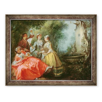 Tablou inramat - Nicolas Lancret - Cele patru timpuri ale zilei, La amiaza, 70 x 90 cm Tablou inramat - Nicolas Lancret - Cele patru timpuri ale zilei, La amiaza, 70 x 90 cm