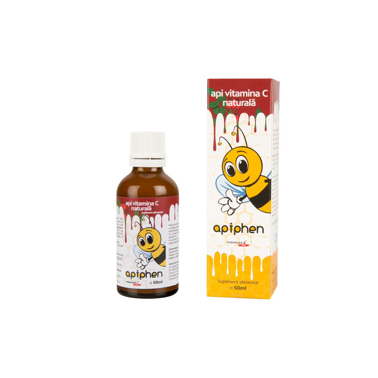 Apiphen api vitamina C naturala, 50ml