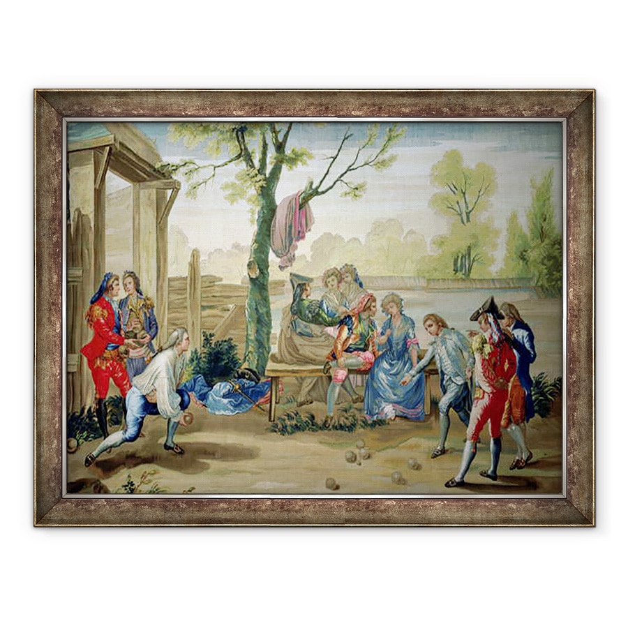 Tablou inramat - Ramon Bayeu y Subias - Jocul de boluri, 70 x 90 cm