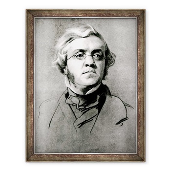 Tablou inramat - Samuel Laurence - William Makepeace Thackeray 1811-63 ulei pe panza, 60 x 80 cm Tablou inramat - Samuel Laurence - William Makepeace Thackeray 1811-63 ulei pe panza, 60 x 80 cm