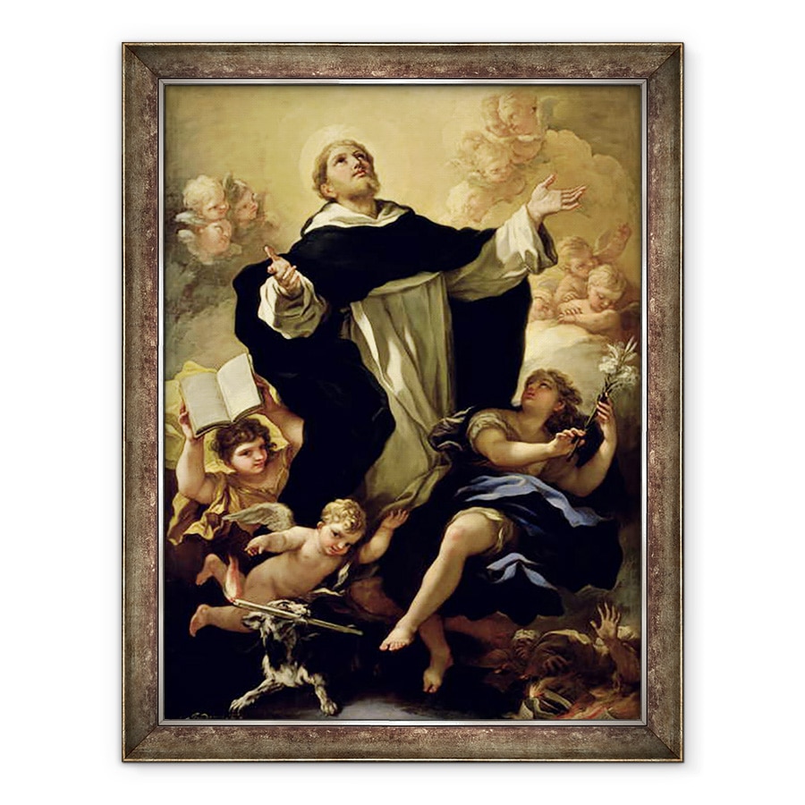 Tablou inramat - Luca Giordano - St. Dominic, 60 x 80 cm