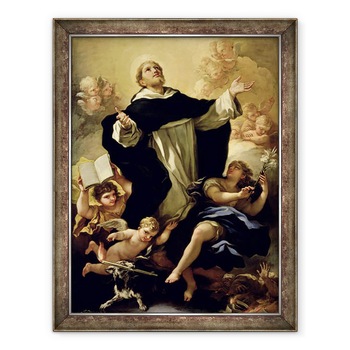 Tablou inramat - Luca Giordano - St. Dominic, 70 x 90 cm Tablou inramat - Luca Giordano - St. Dominic, 70 x 90 cm