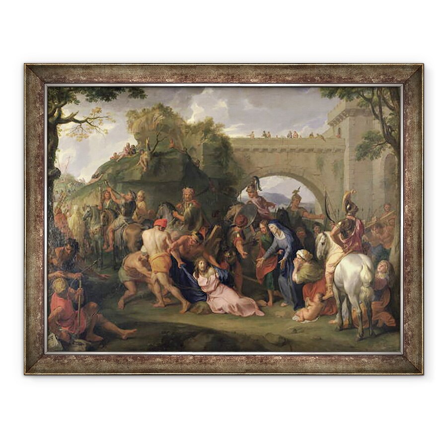 Tablou inramat - Charles Le Brun - Hristos Purtand Crucea, 70 x 90 cm