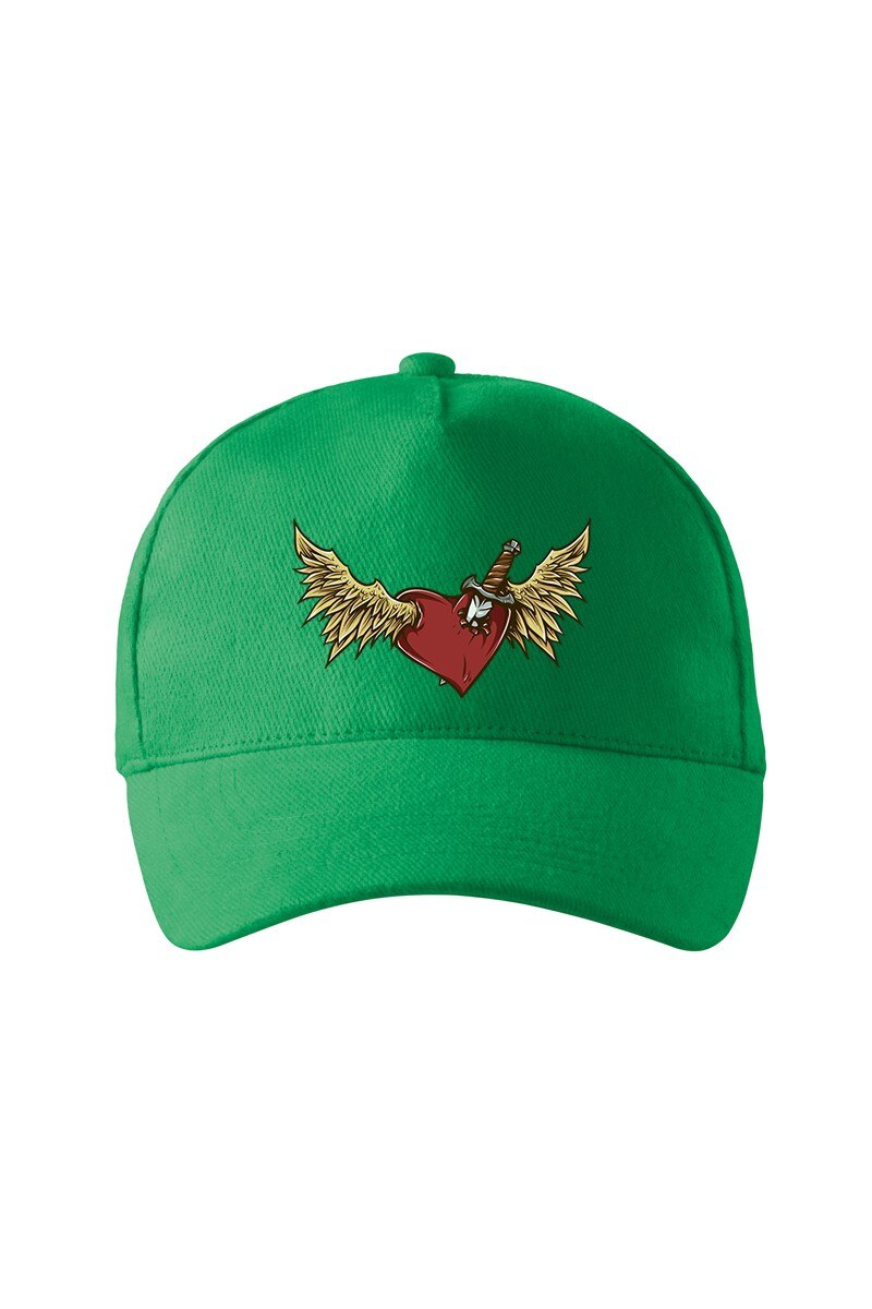 Sapca personalizata, Love Pain, Adler, Verde, Catarama metalica reglabila