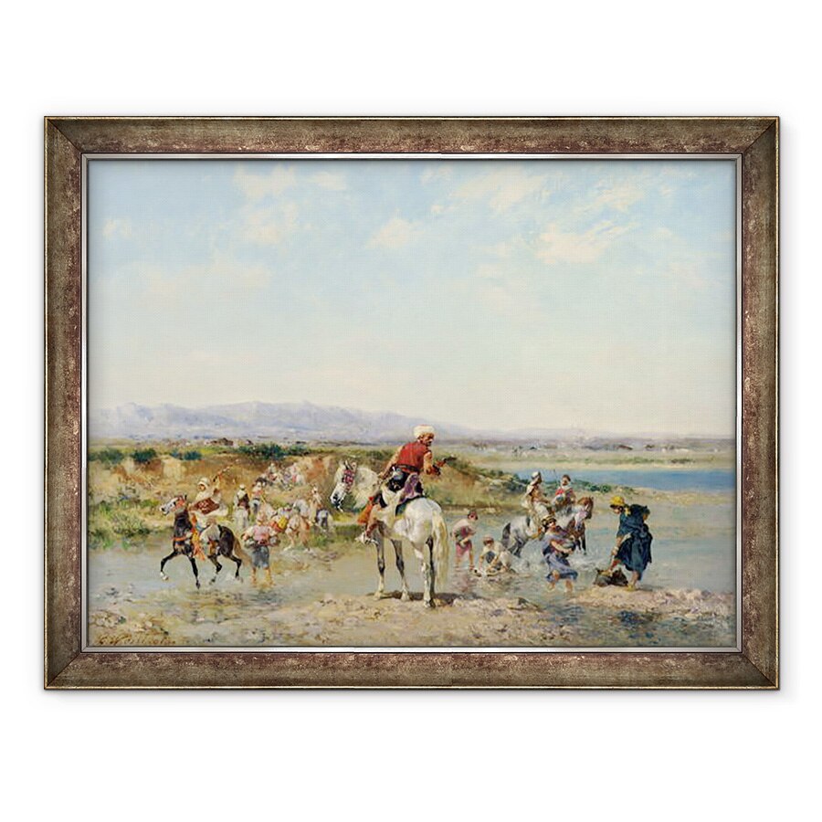 Tablou inramat - Georges Washington - Arabi la o oaza, 60 x 80 cm