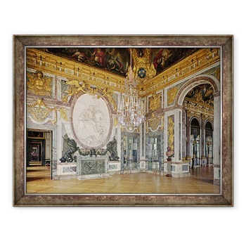 Tablou inramat - Jules Hardouin Mansart - Salonul de la Guerre Sala de Razboi 1678-84, 60 x 80 cm Tablou inramat - Jules Hardouin Mansart - Salonul de la Guerre Sala de Razboi 1678-84, 60 x 80 cm