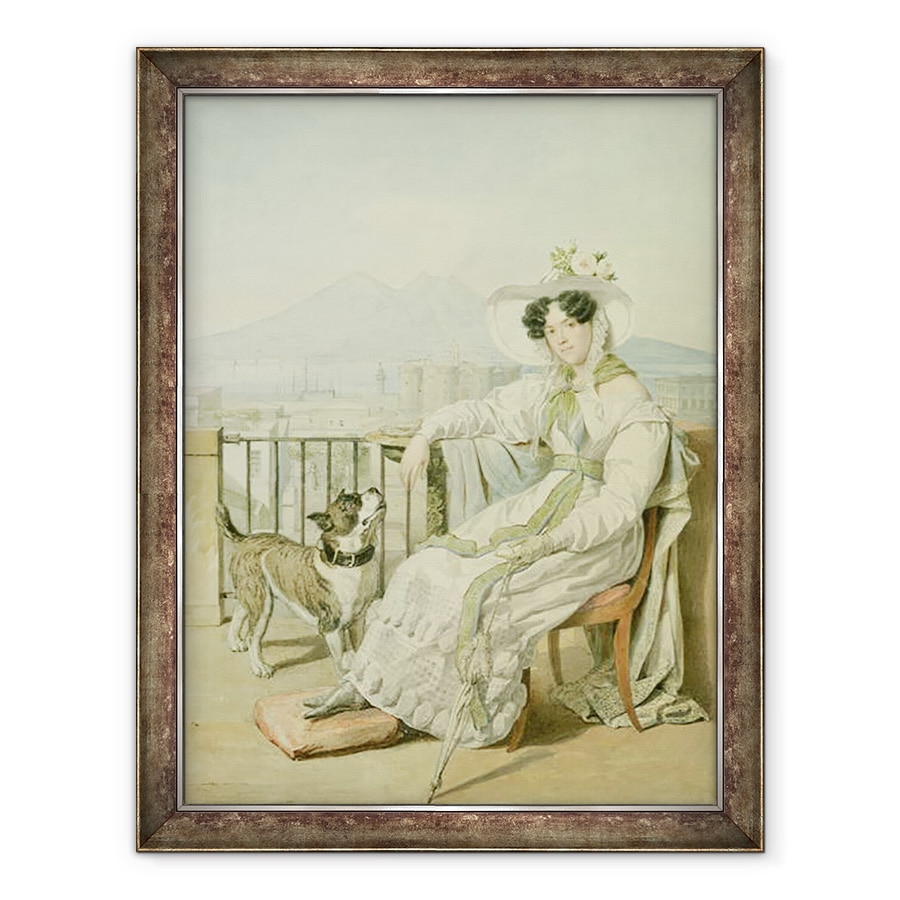 Tablou inramat - Aleksandr Pavlovich Bryullov - Portretul Printesei Natalia Golitsin, 70 x 90 cm