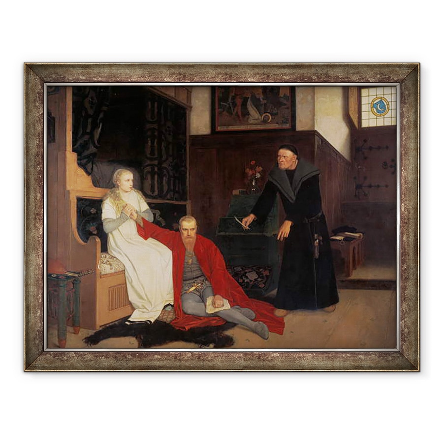 Tablou inramat - Georg Rosen - Regele Erik al XIV-lea al Suediei 1533-77 1871, 70 x 90 cm