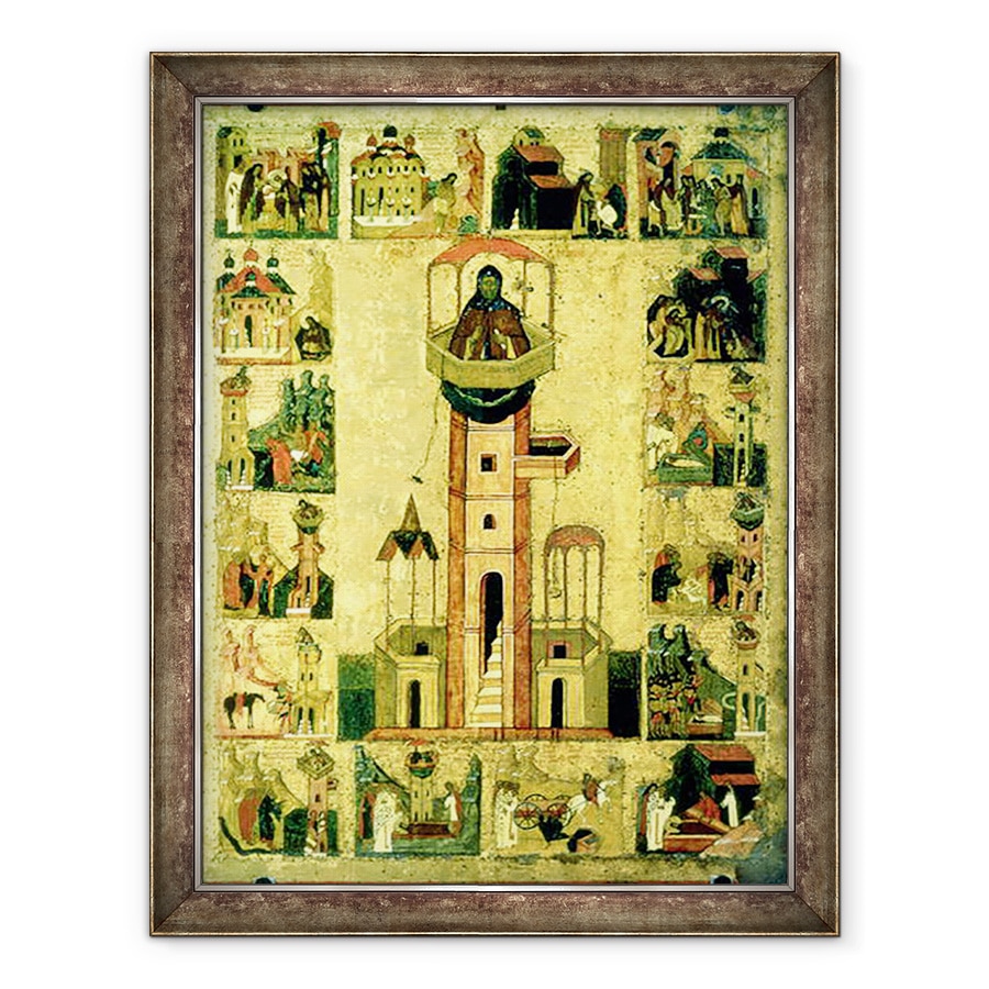 Tablou inramat - Scoala Rusa - St. Simeon, 70 x 90 cm