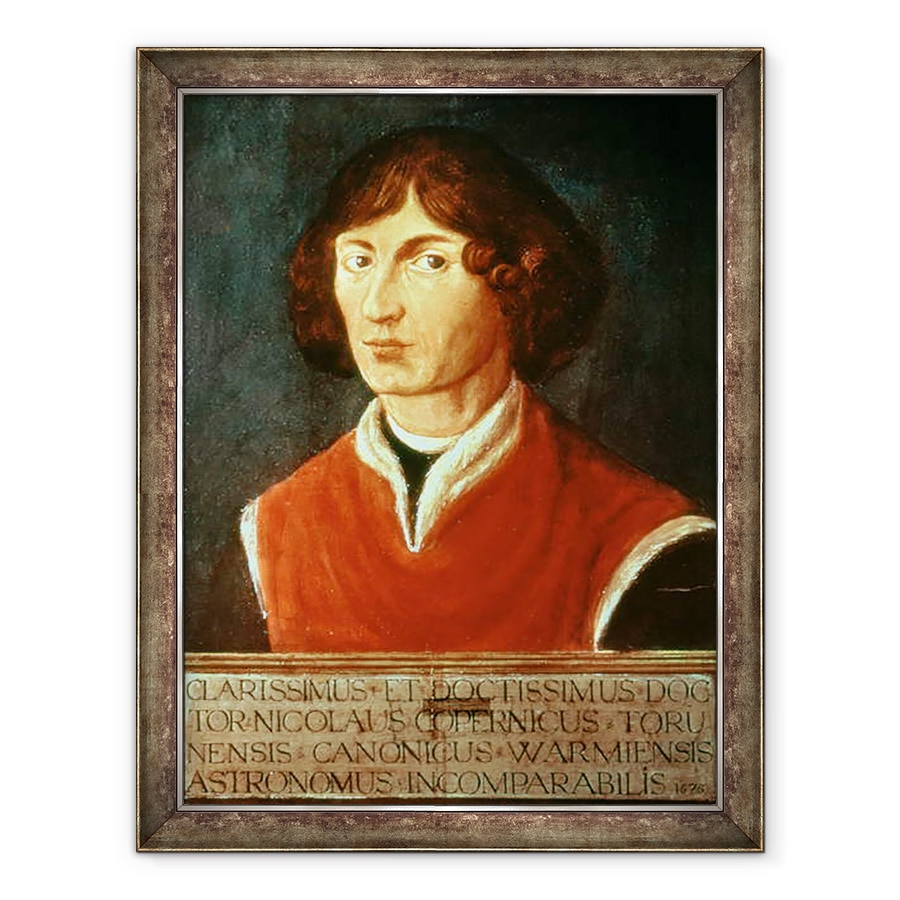 Tablou inramat - Scoala Poloneza - Portretul lui Andreus Nikolaus Copernicus 1473-1543 1575, 70 x 90 cm