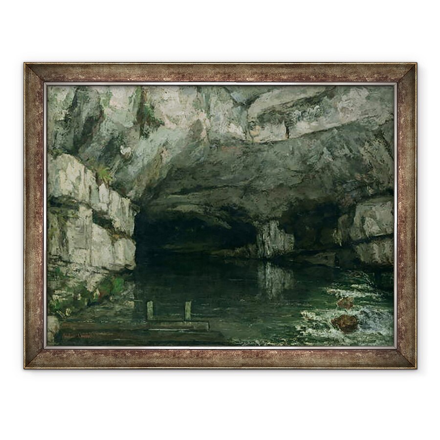 Tablou inramat - Gustave Courbet - Grota din Loue, 70 x 90 cm
