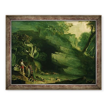 Tablou inramat - John Martin - Cadmus si Dragonul, 70 x 90 cm Tablou inramat - John Martin - Cadmus si Dragonul, 70 x 90 cm