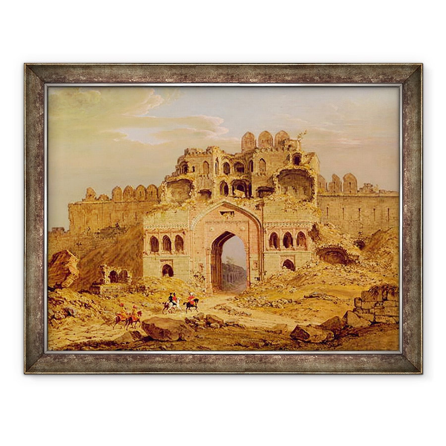 Tablou inramat - Robert Smith - in interiorul intrarii principale a Purana Qila, Delhi, 70 x 90 cm