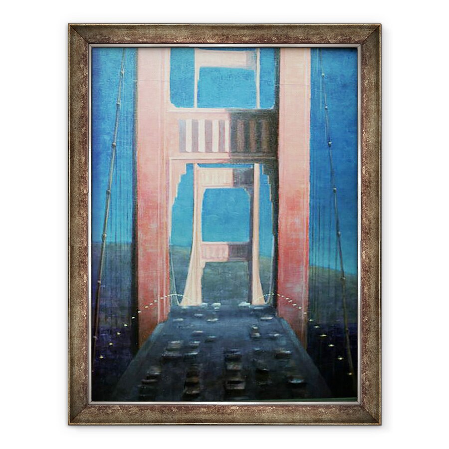 Tablou inramat - Lincoln Seligman - Podul Golden Gate, 70 x 90 cm