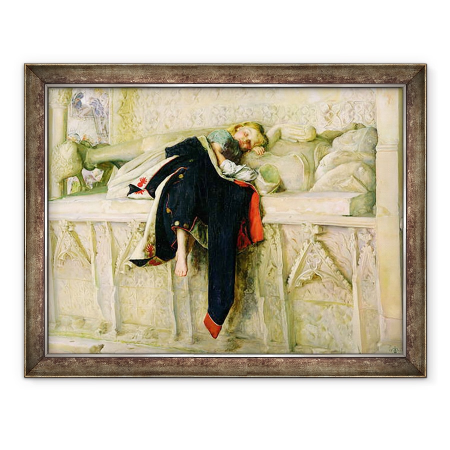 Tablou inramat - John Everett Millais - LEnfant du Regiment The Random Shot 1855, 60 x 80 cm