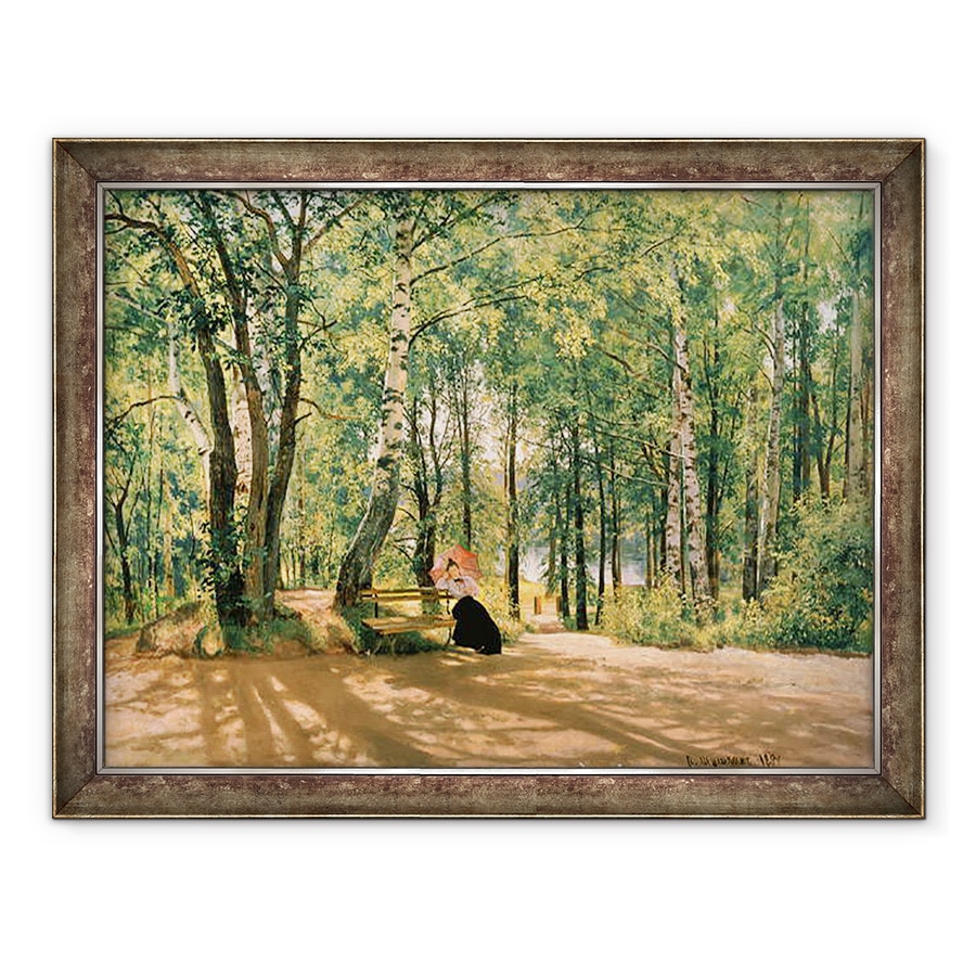 Tablou inramat - Ivan Ivanovich Shishkin - La cabana de vara, 70 x 90 cm