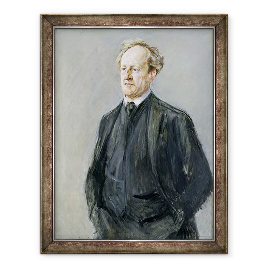 Tablou inramat - Max Liebermann - Gerhart Hauptmann, 70 x 90 cm