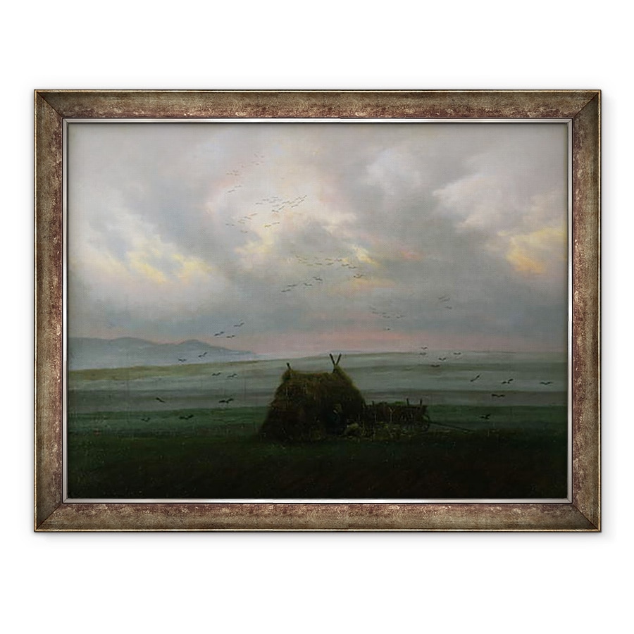 Tablou inramat - Caspar David Friedrich - Vafa de ceata, 70 x 90 cm