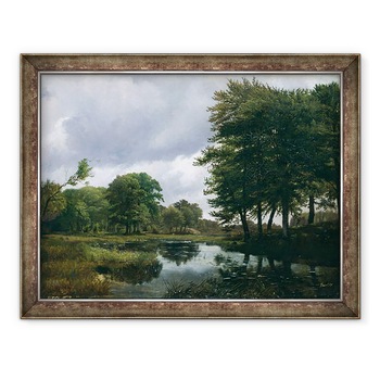 Tablou inramat - Louis Gurlitt - Peisaj la Silkeborg, 70 x 90 cm Tablou inramat - Louis Gurlitt - Peisaj la Silkeborg, 70 x 90 cm