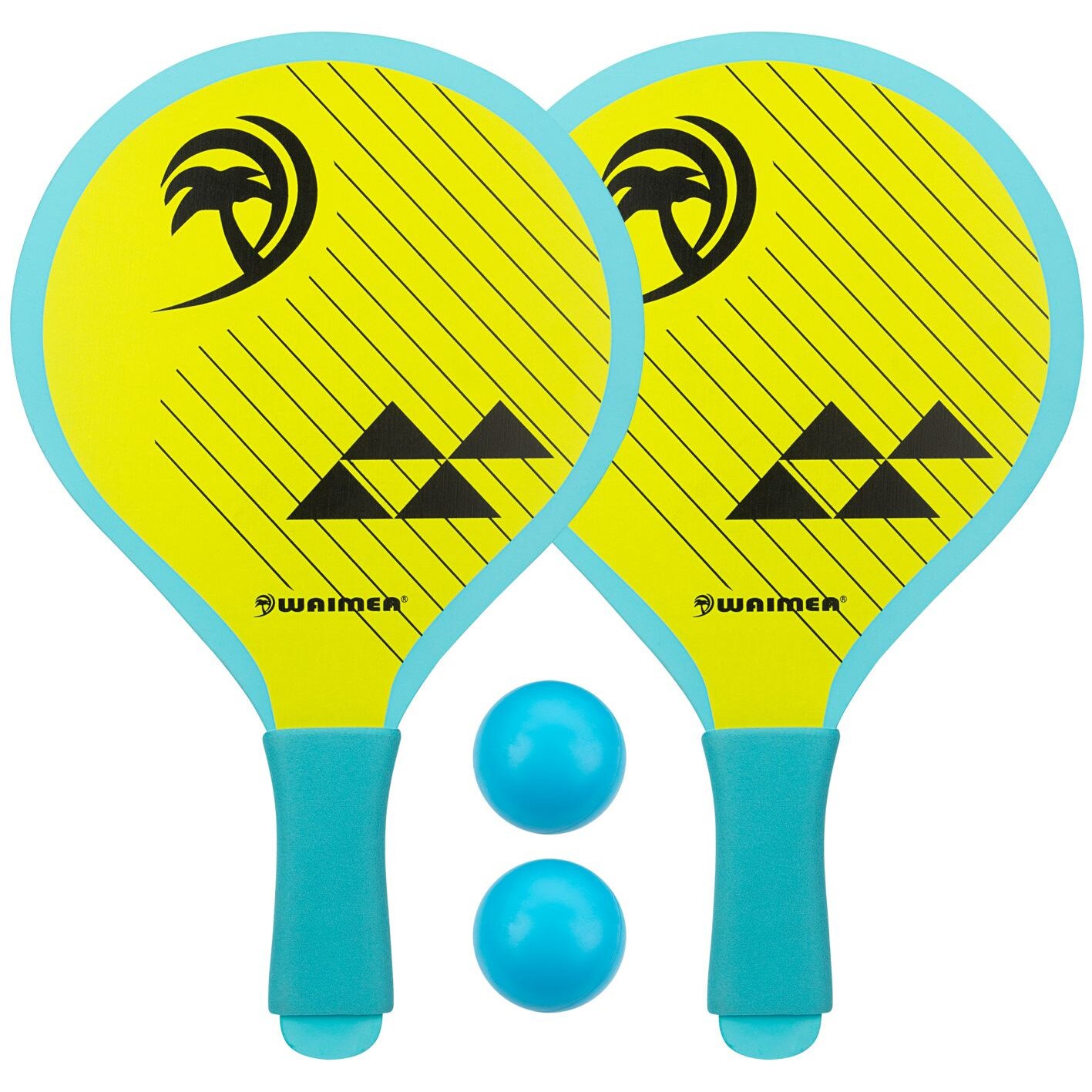 Set palete Waimea Palm Springs, galben/albastru deschis