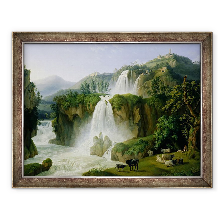 Tablou inramat - Jacob-Philippe Hackert - Cascada de la Tivoli, 70 x 90 cm