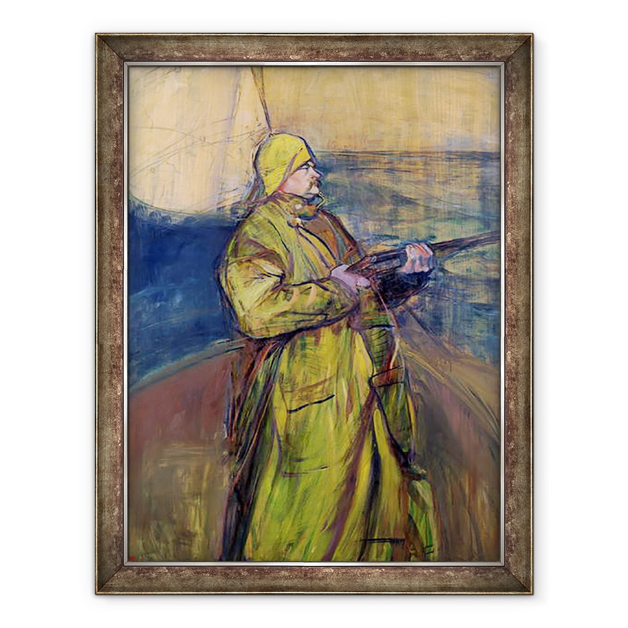 Tablou inramat - Henri de Toulouse-Lautrec - Portret De Monsieur Maurice Joyant, 70 x 90 cm