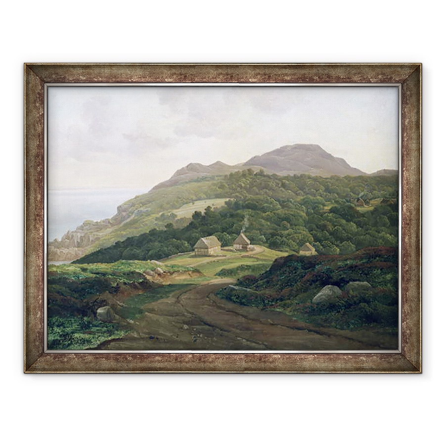 Tablou inramat - Christian Ernst Bernhard Morgenstern - Pe coasta suedeza, 70 x 90 cm